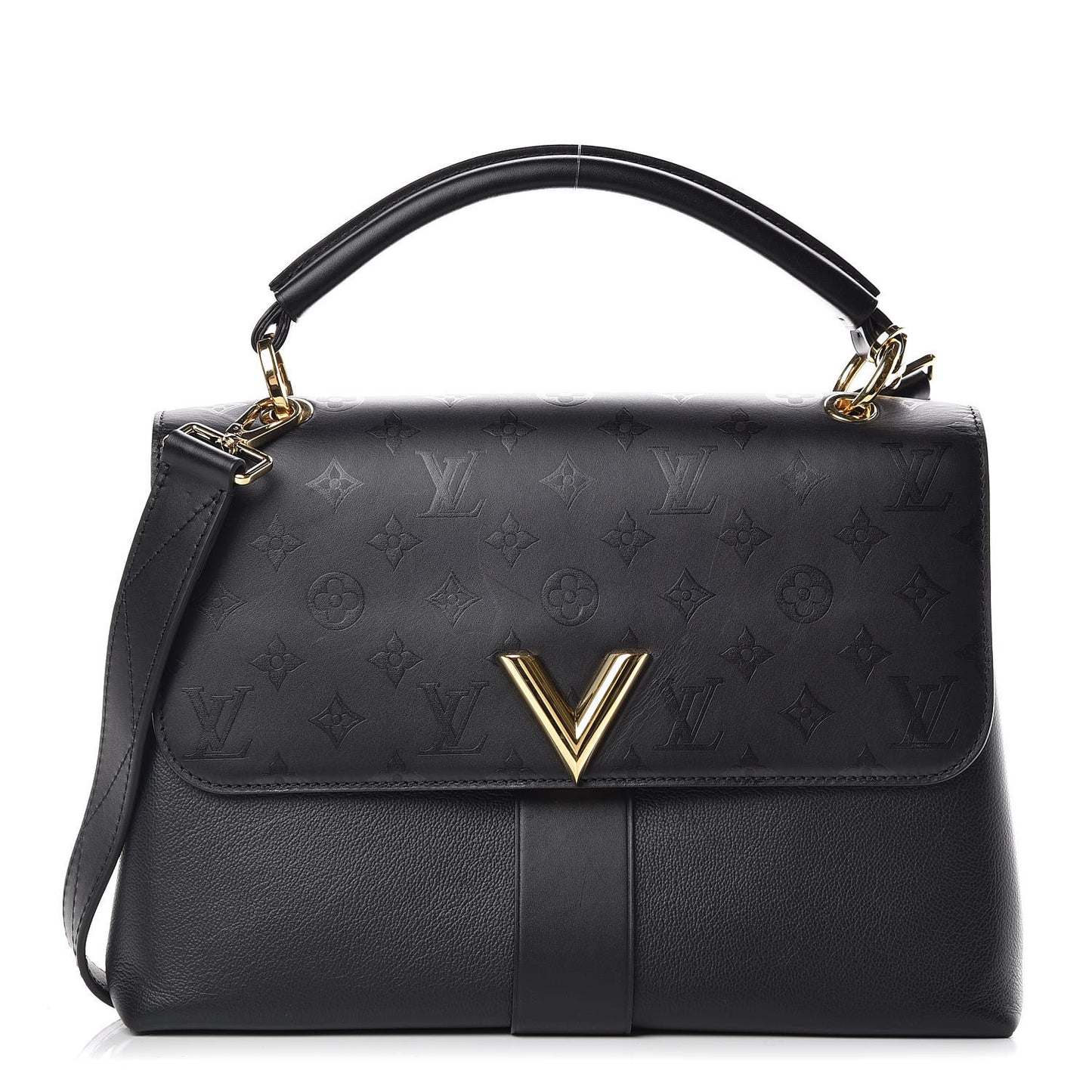 Calfskin Monogram Very One Handle Black