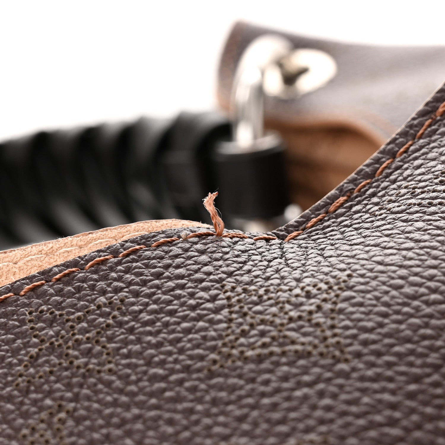 Louis Vuitton Mahina Carmel Hobo Chocolate 11 of 11