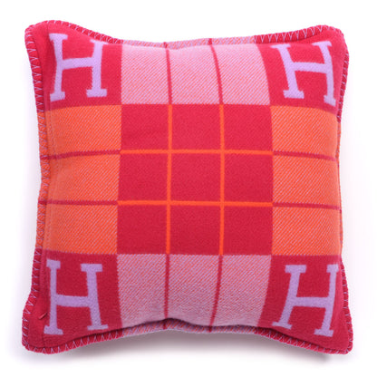 Hermes Wool Cashmere Avalon III Pillow PM Fuchsia Geranium 2 of 3