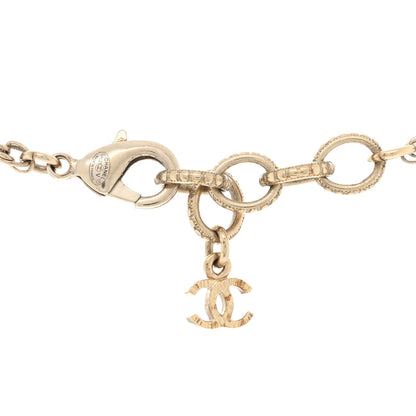 Chanel Pearl CC Round Pendant Necklace Gold 4 of 4