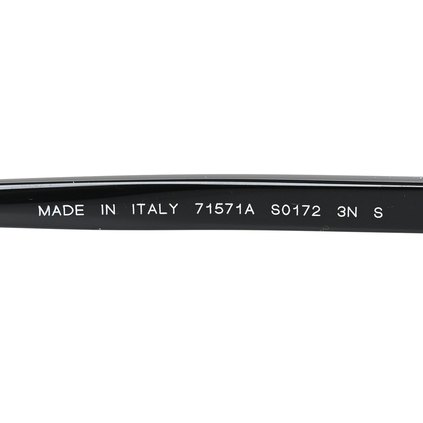 Acetate Oval Sunglasses 71571A Black
