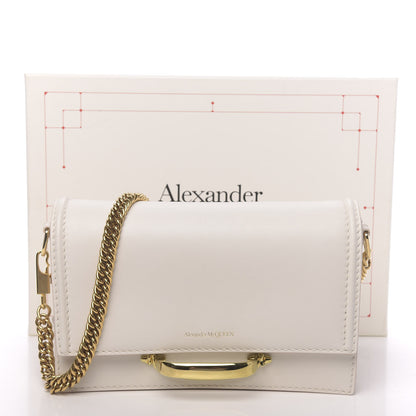 Alexander McQueen Calfskin The Story Shoulder Bag Deep Ivory 10 of 10