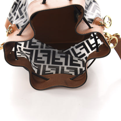 Fendi TPU FF Vitello Aura F is Fendi Grande Mon Tresor Bucket Bag Black Cuoio 5 of 11
