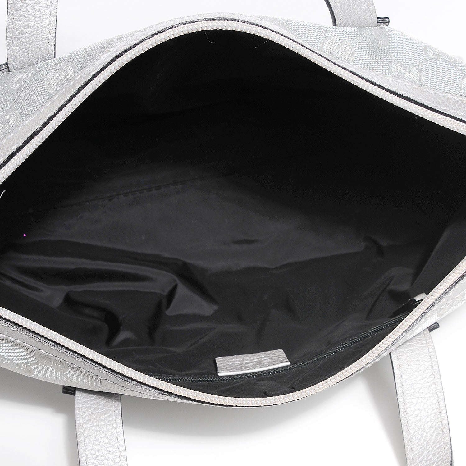 Gucci Monogram Small Boston Silver 5 of 7