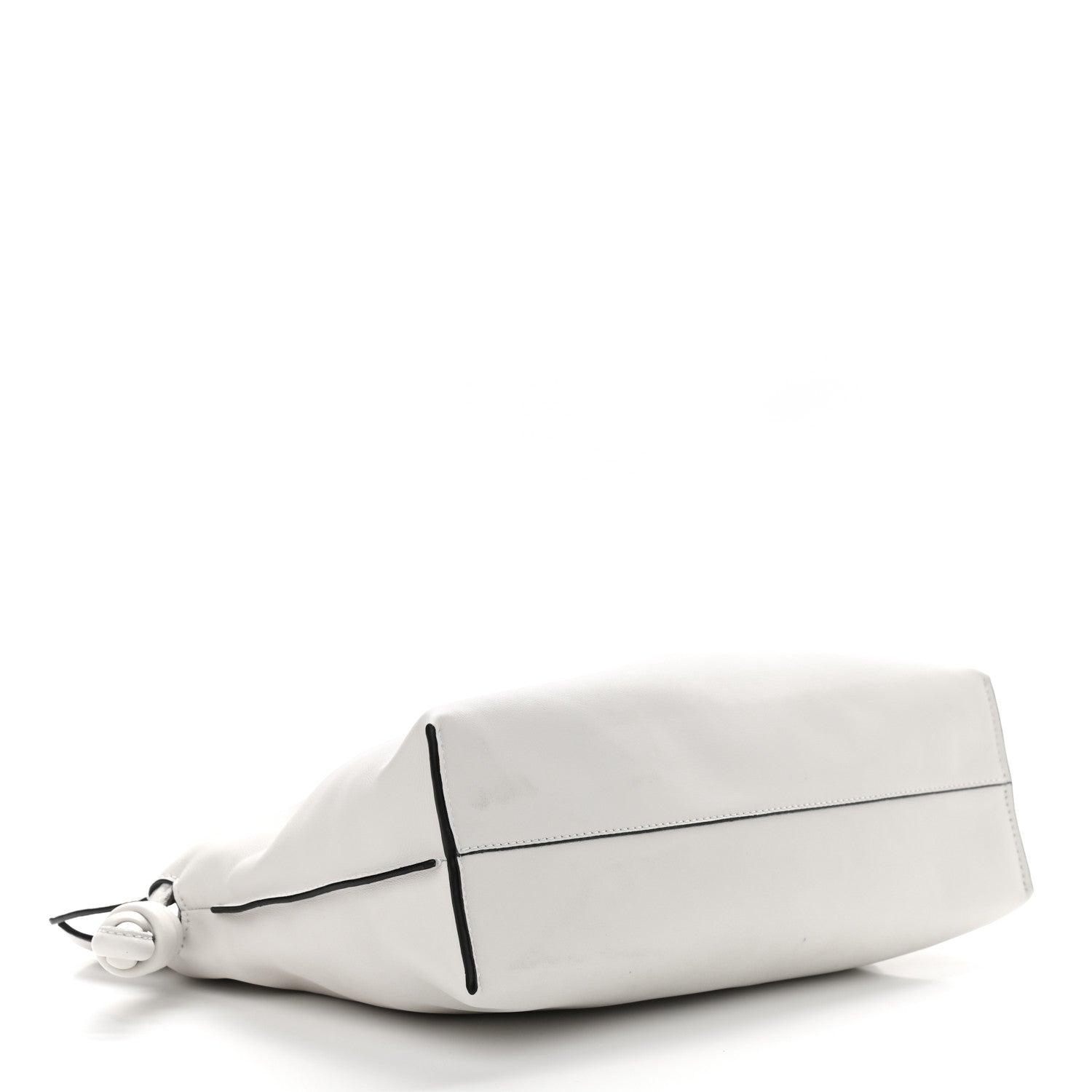 Loewe Calfskin Small Flamenco Knot Bag White 3 of 7