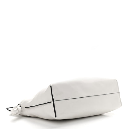 Loewe Calfskin Small Flamenco Knot Bag White 3 of 7
