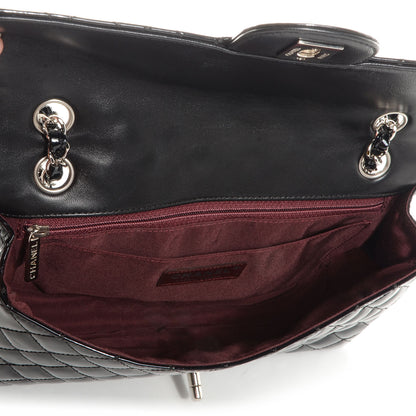 Chanel Patent Secret Label Medium Flap Black 6 of 8