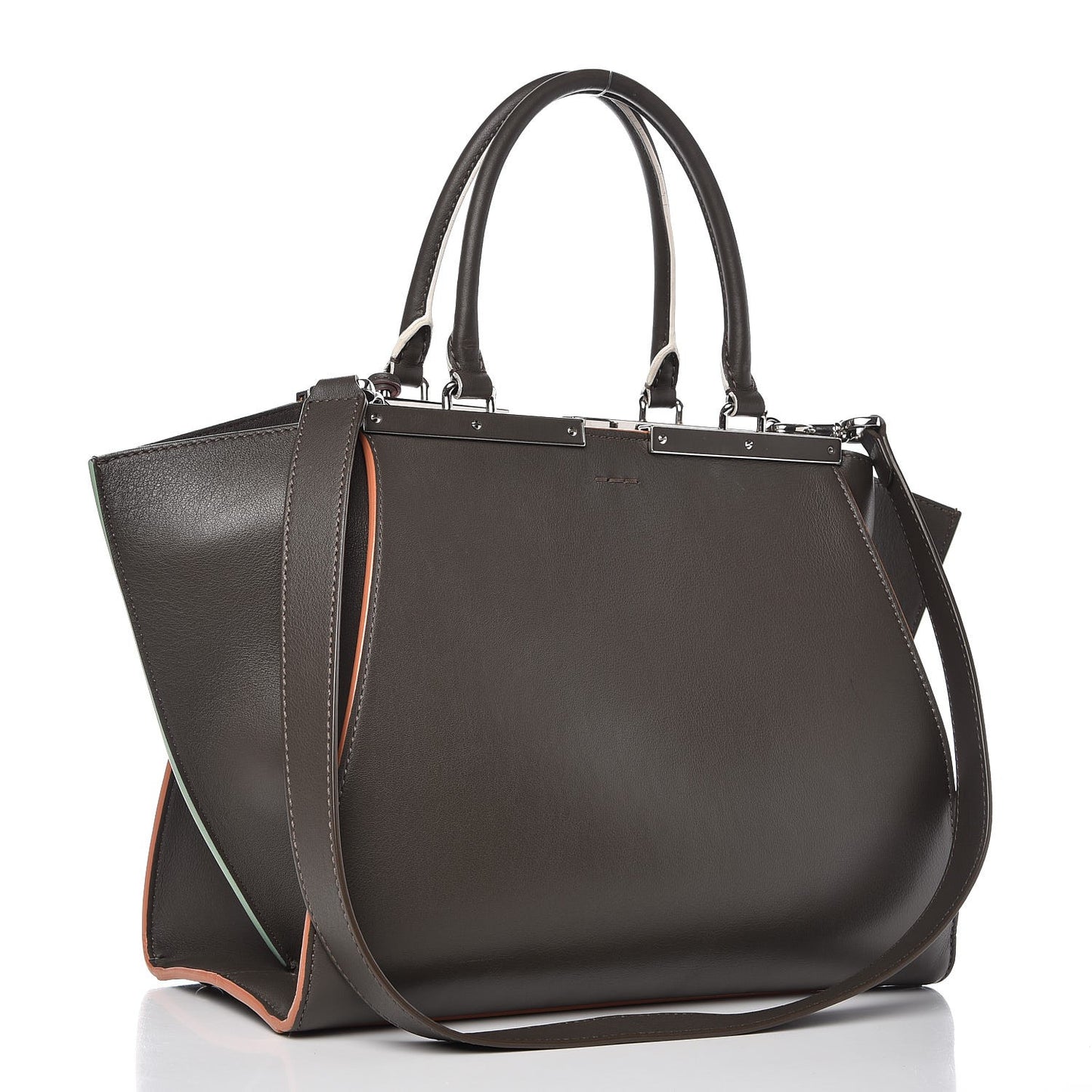 Vitello Dolce Century Petite 3Jours Tote Carbone