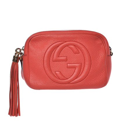 Gucci Pebbled Calfskin Small Soho Disco Bag Begonia Pink 1 of 10
