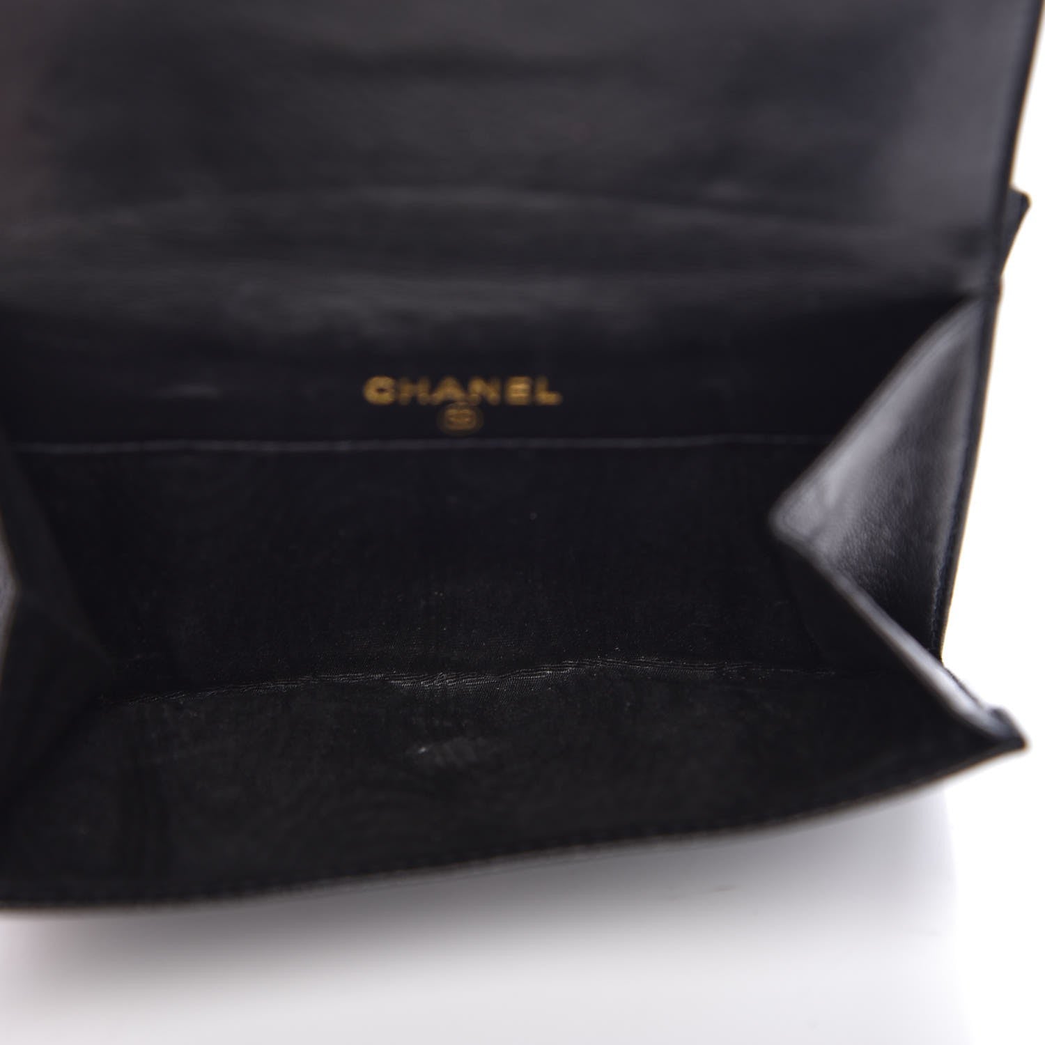 Chanel Caviar Timeless CC Compact French Wallet Black 6 of 11