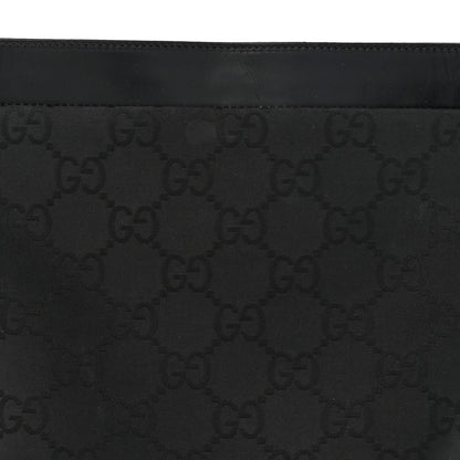 Gucci Nylon Monogram Tote Bag Black 8 of 12