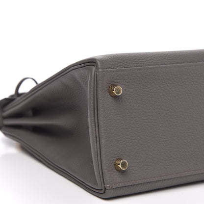 Hermes Togo Kelly Retourne 28 Etain 5 of 10