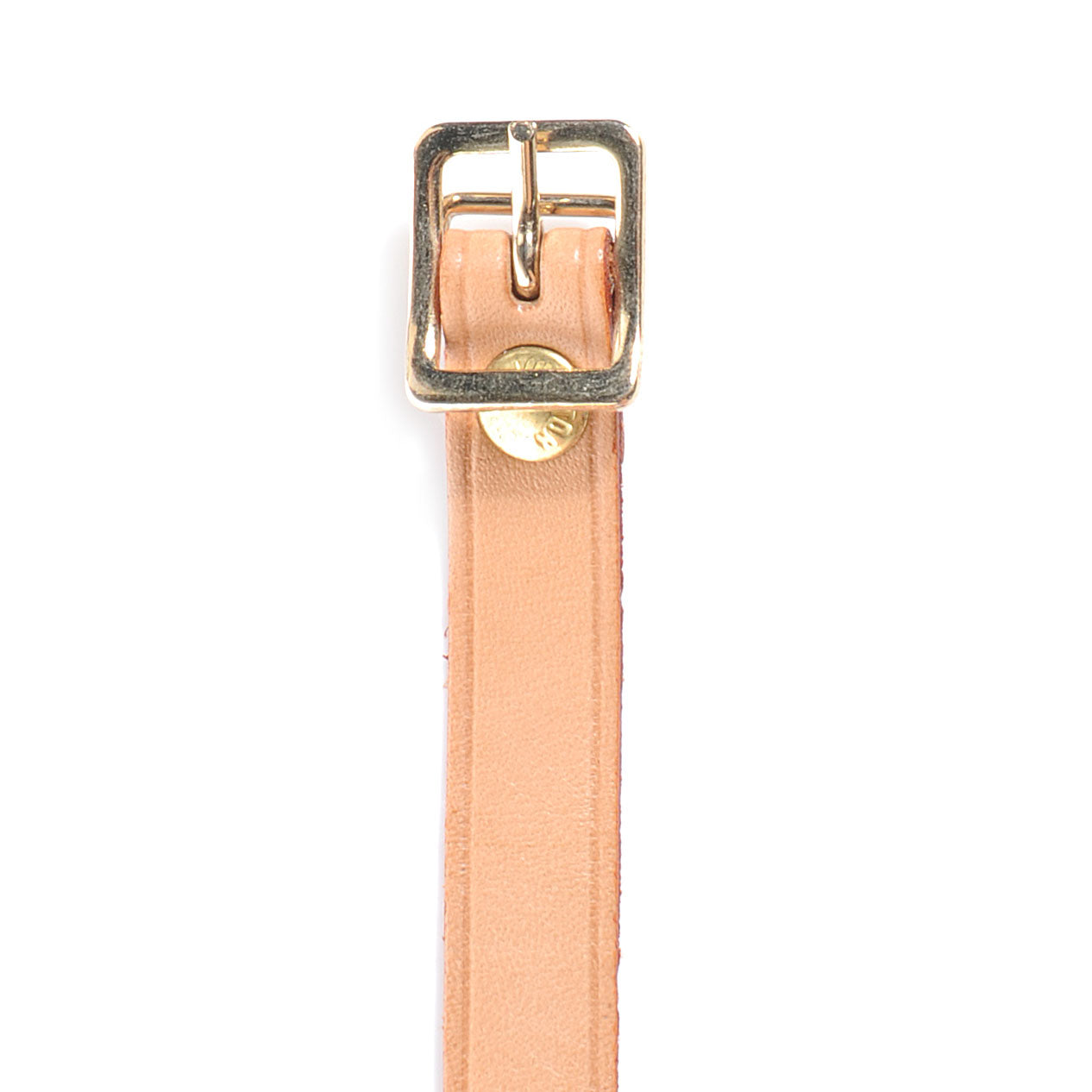 Vachetta Leather Luggage Tag and Loop