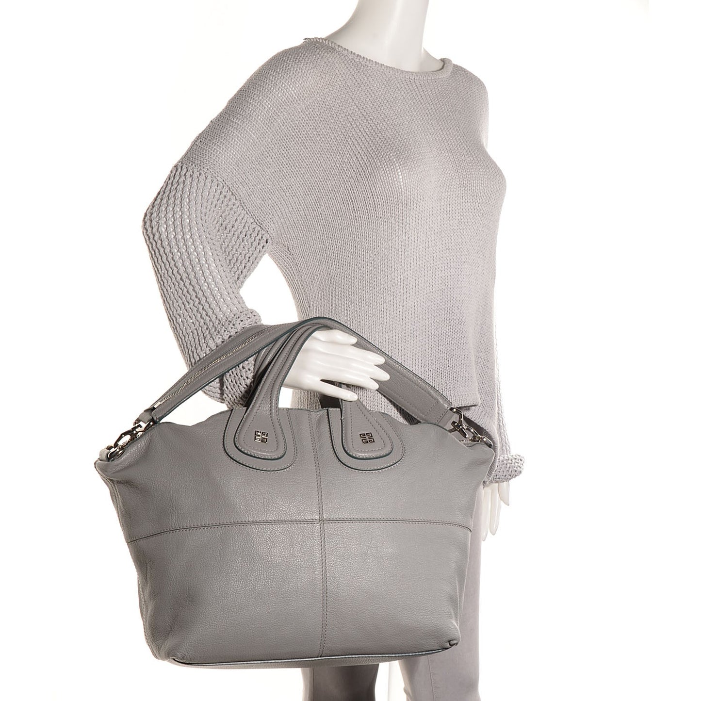 Sugar Goatskin Medium Nightingale Pearl Grey