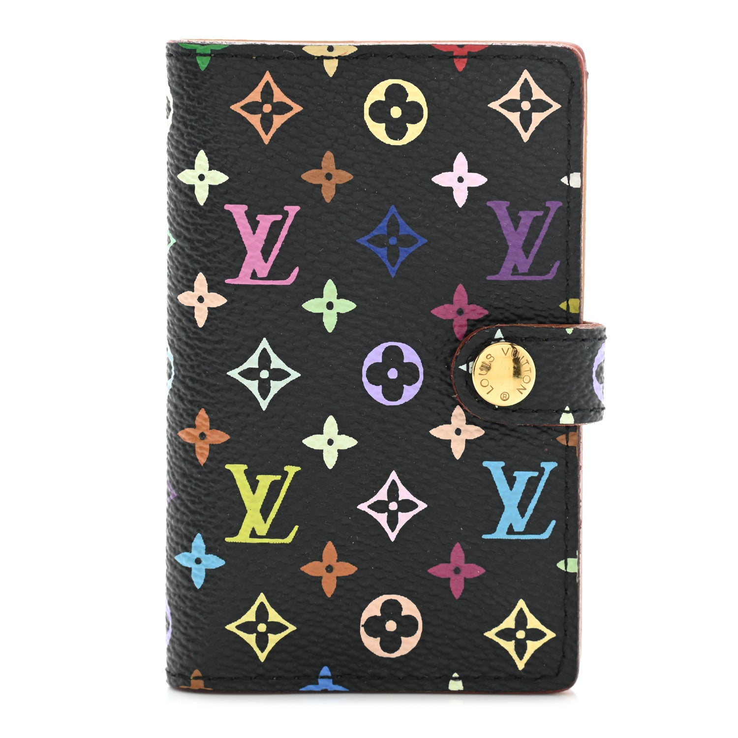 Louis Vuitton Monogram Multicolor Carnet de Bal Mini Agenda Cover Black 1 of 8