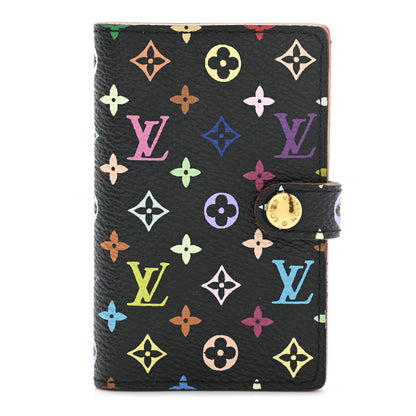 Louis Vuitton Monogram Multicolor Carnet de Bal Mini Agenda Cover Black 1 of 8