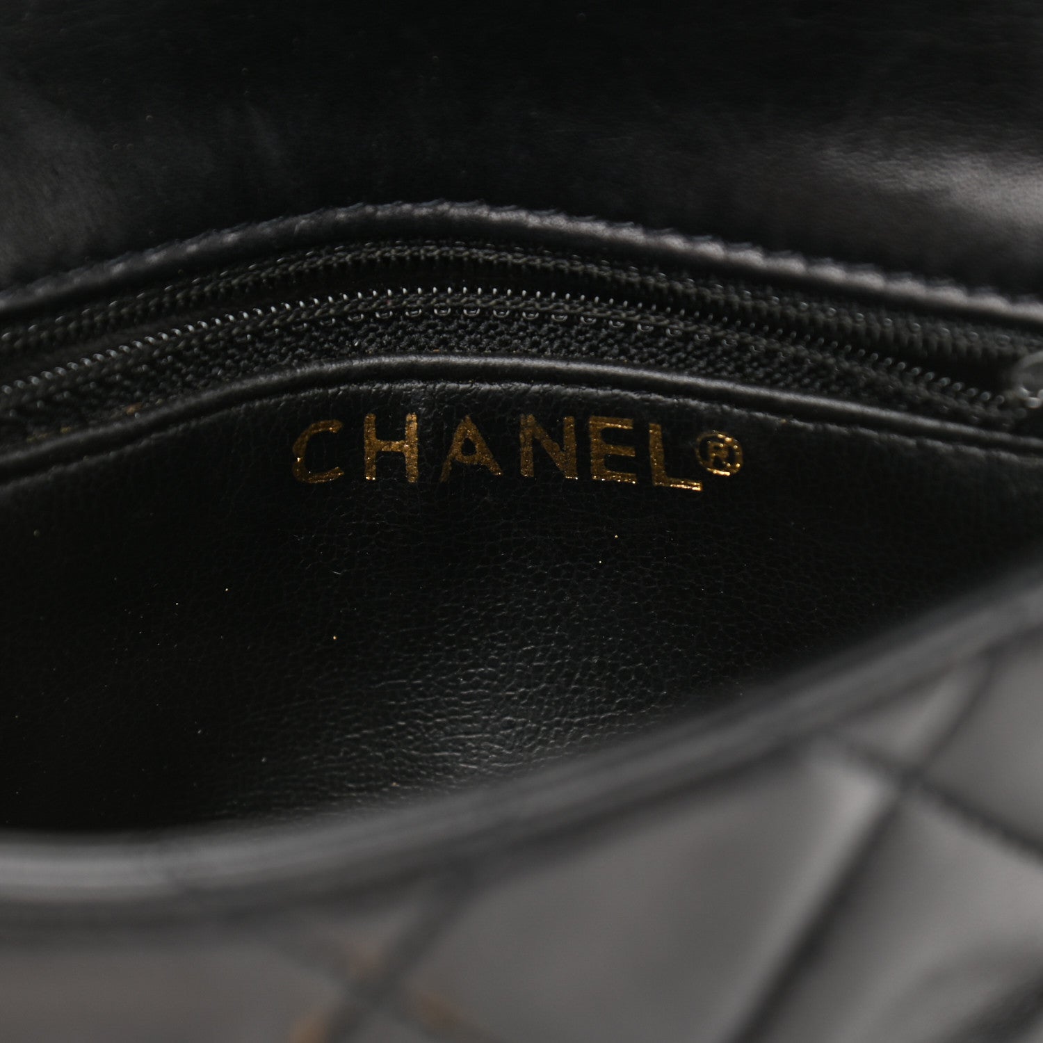Chanel Lambskin Quilted Flap Waist Belt Bag Black 6 of 13