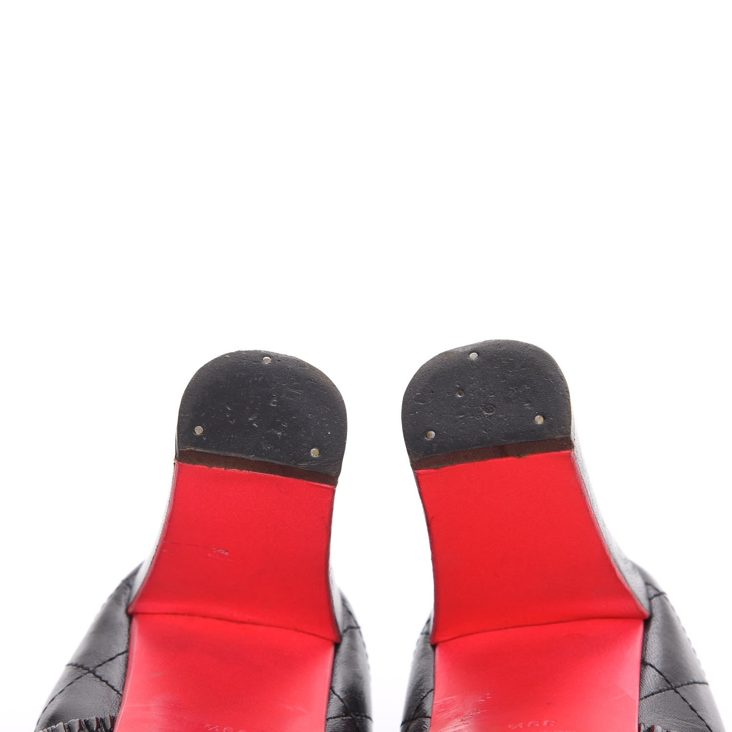Chanel Calfskin Quilted Cambon Pumps 39.5 Black White 11 of 14