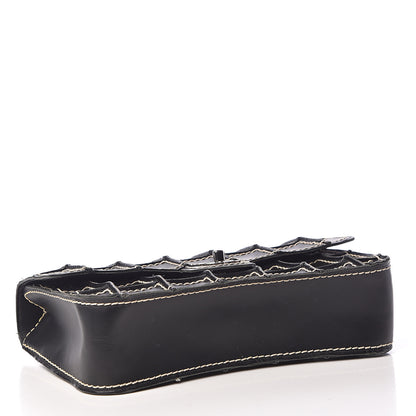 Chanel Lambskin Contrast Square Stitch Flap Black 4 of 12