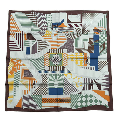 Hermes Silk Promenade Au Faubourg Scarf 90 1 of 4