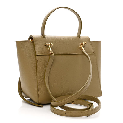 Celine Grained Calfskin Nano Belt Bag Olive 2 of 9