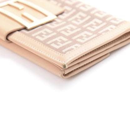 Fendi Zucchino Vitello Continental Wallet Cipria Teint Cipria 14 of 14