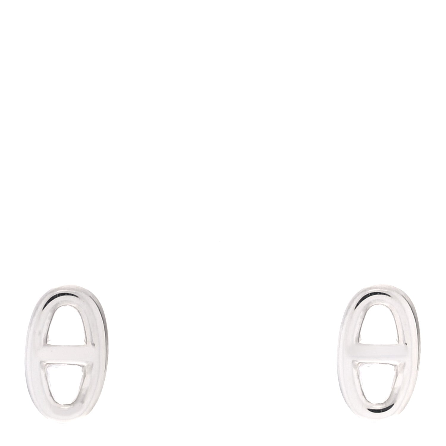 Hermes Sterling Silver TPM Farandole Earrings 1 of 6