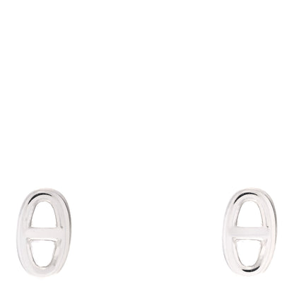 Hermes Sterling Silver TPM Farandole Earrings 1 of 6