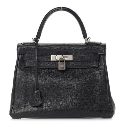 Hermes Togo Kelly Retourne 28 Black 1 of 11