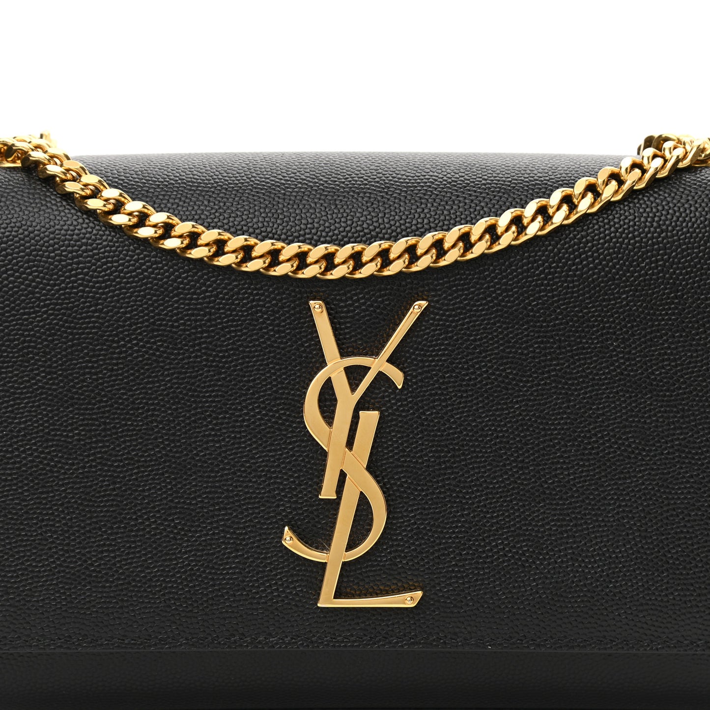 Grain De Poudre Small Monogram Kate Satchel Black