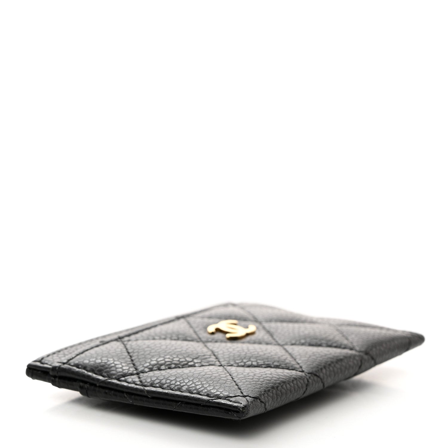 Chanel Caviar Quilted Card Holder Black 5 of 10