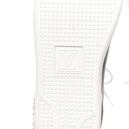 Louis Vuitton Calfskin Monogram LV Black Heart Sneakers 41 Cacao 6 of 9