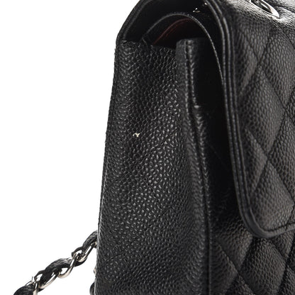 Chanel Caviar Quilted Medium Double Flap Black 8 of 9