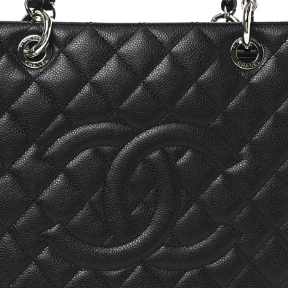 Chanel Caviar Quilted Grand Shopping Tote GST Black 8 of 11