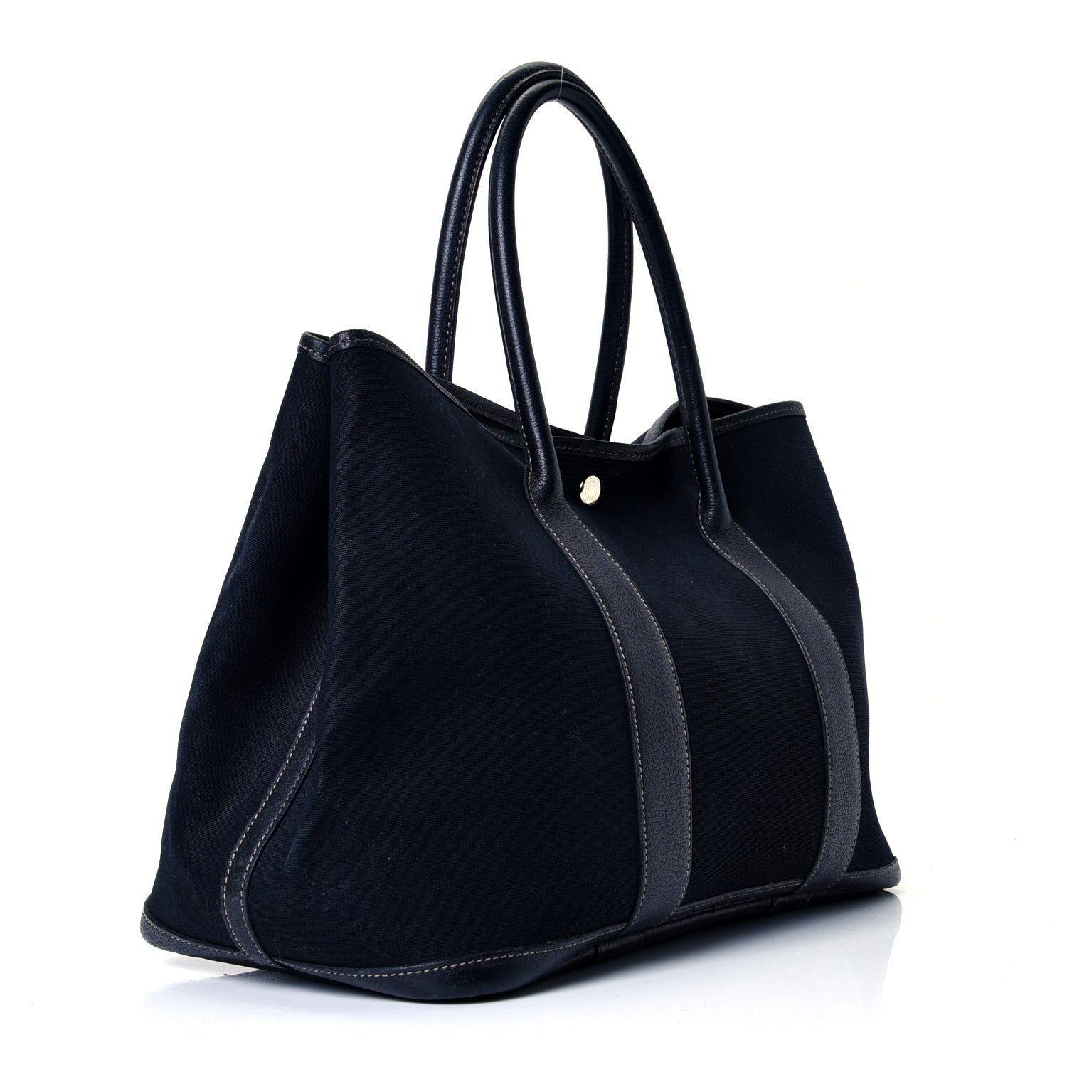 Hermes Toile Negonda Garden Party Tote 36 MM Bleu Marine 2 of 4