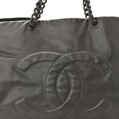 Chanel Caviar 31 Large Tote Dark Grey 9 of 11