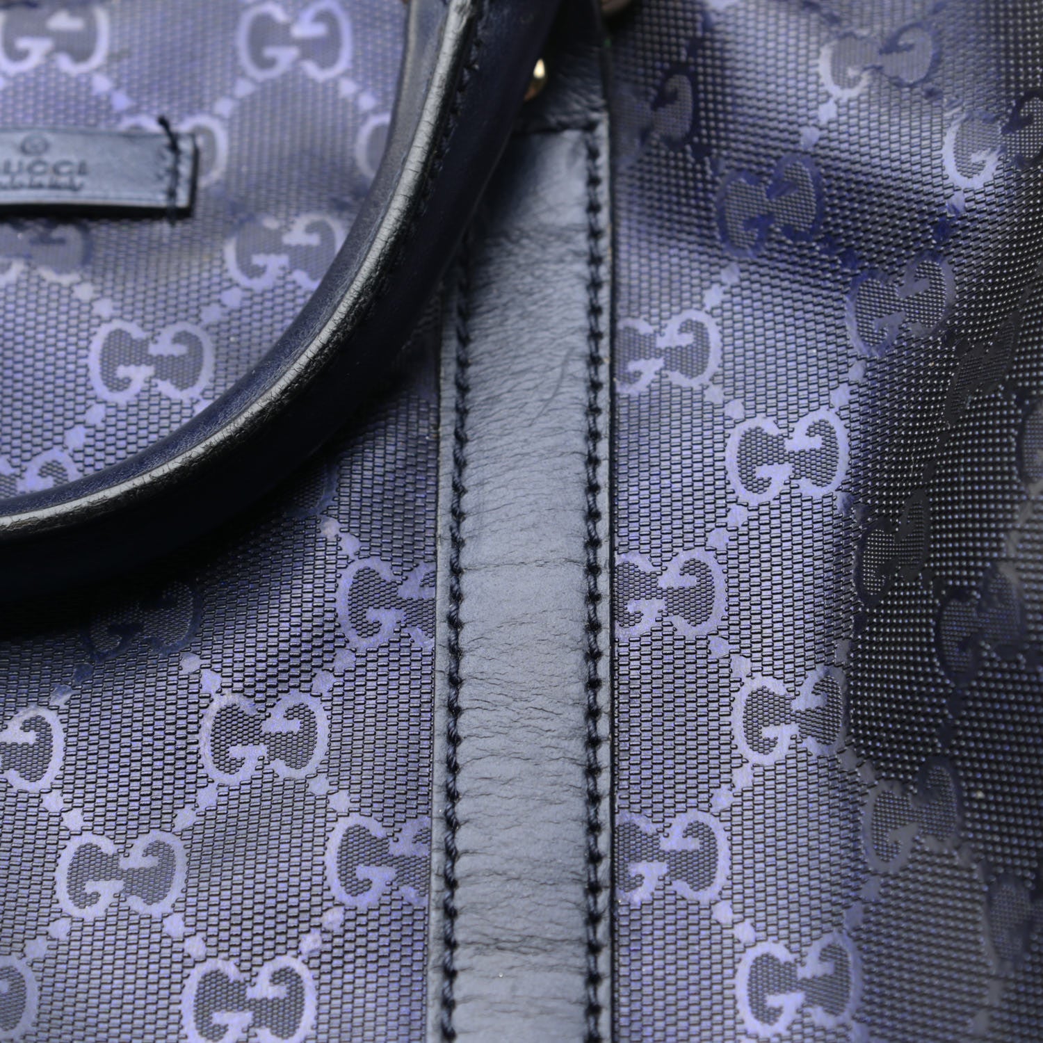 Gucci Imprime Monogram Medium Joy Boston Navy 17 of 18