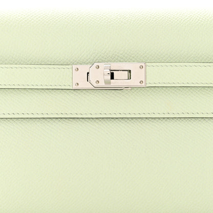 Hermes Epsom Kelly Wallet To Go Vert Fizz 7 of 9