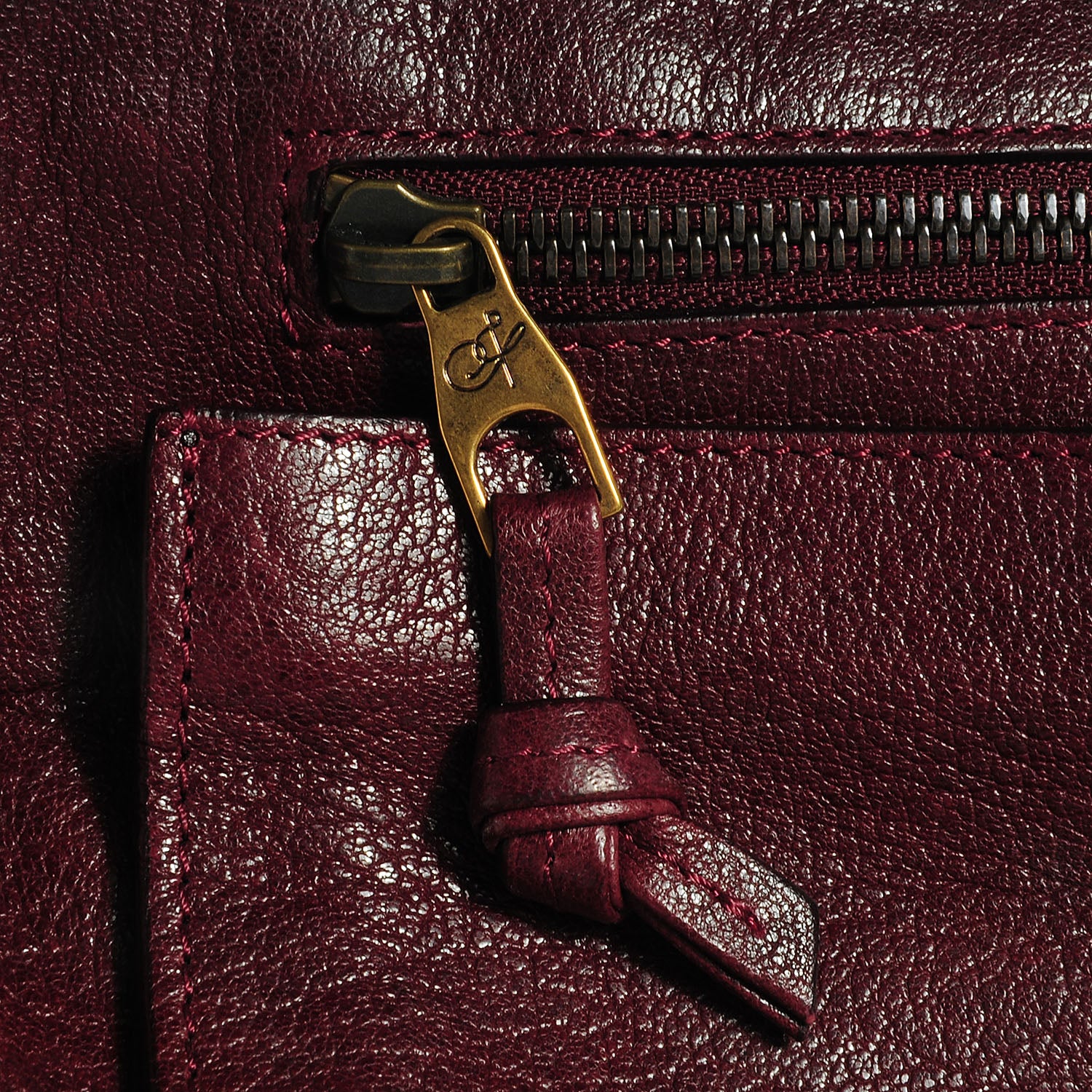 Proenza Schouler Lambskin PS1 Medium Satchel Burgundy 12 of 13