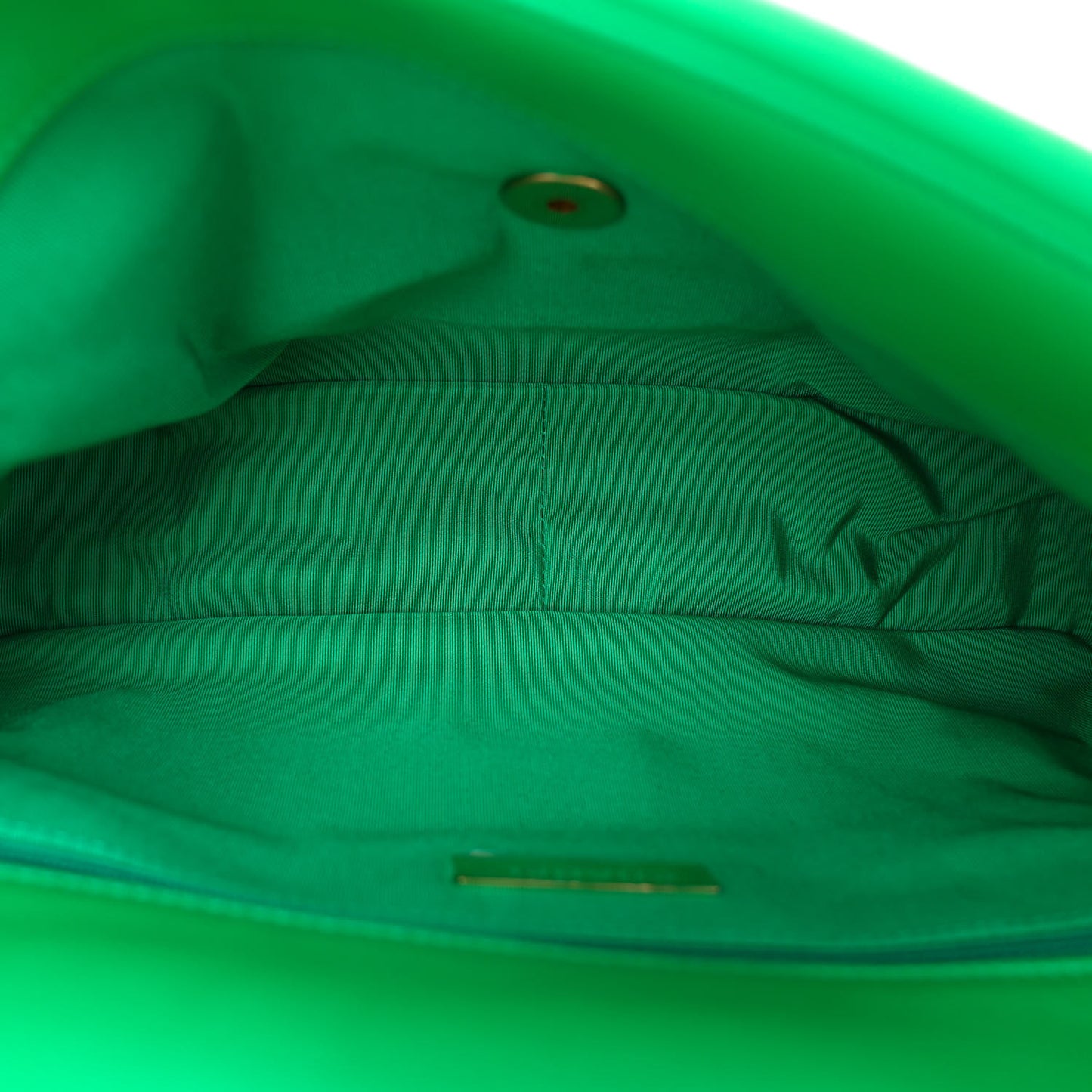 Lambskin Quilted Large Chanel 19 Flap Green