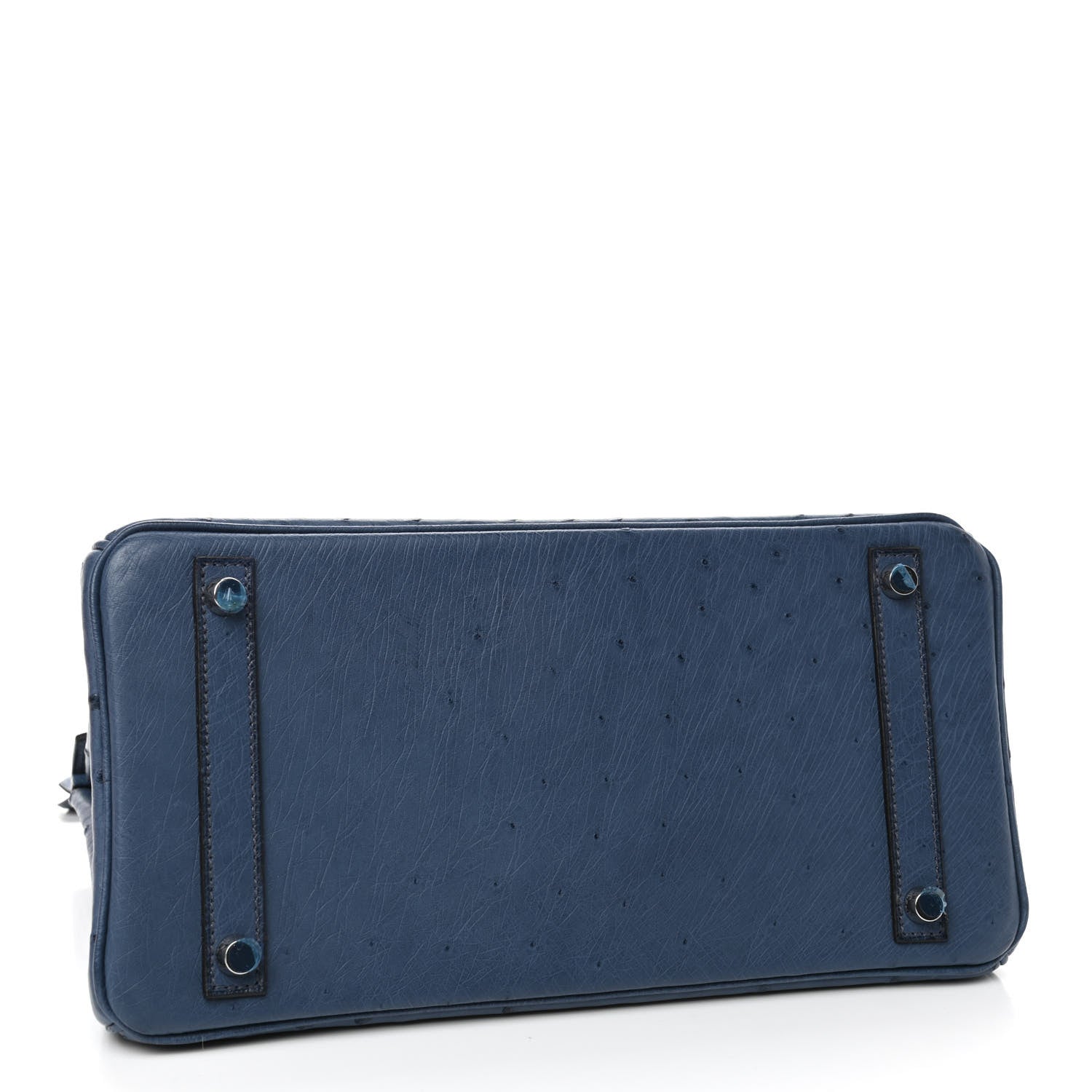 Hermes Ostrich Birkin 30 Bleu Roi 3 of 9
