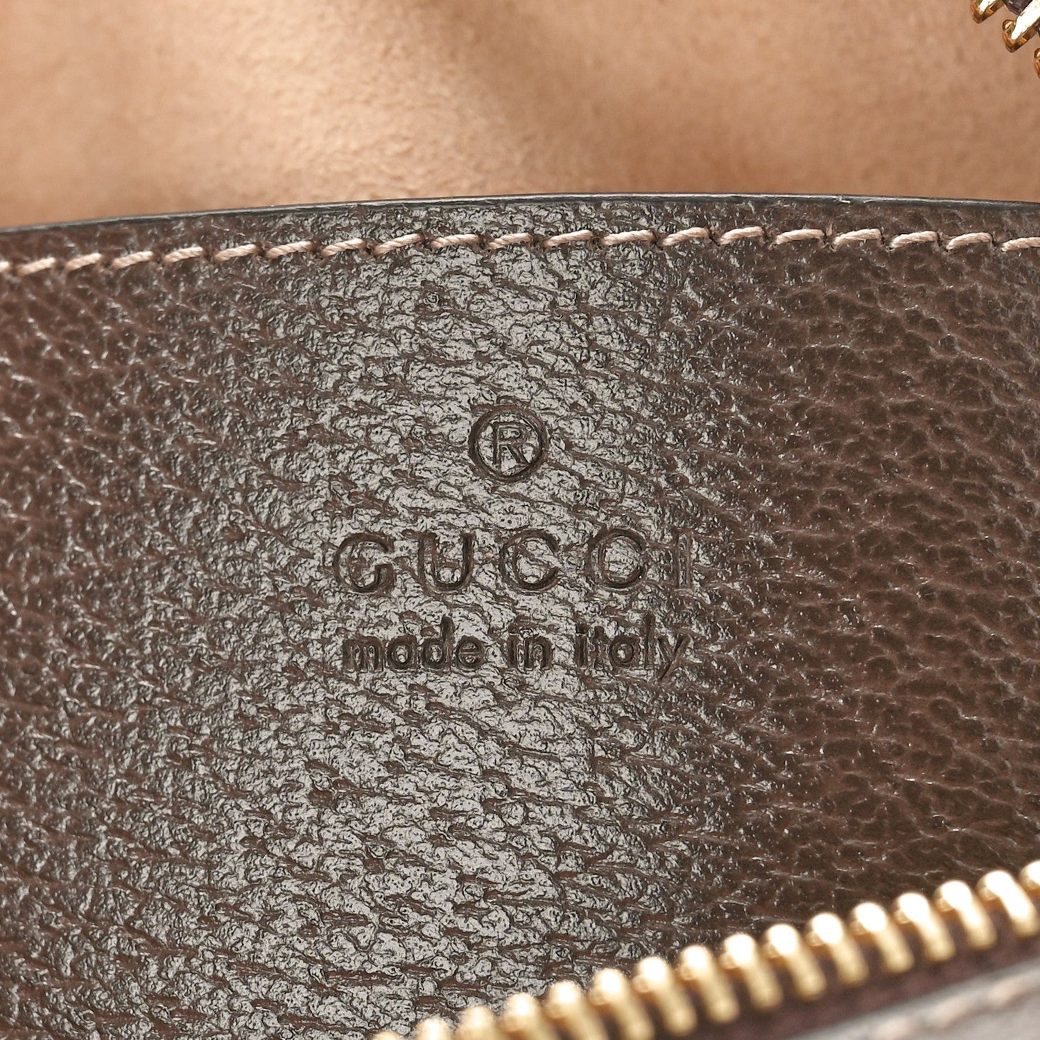 Gucci GG Supreme Monogram Web Mini Ophidia Shoulder Bag Brown 6 of 10