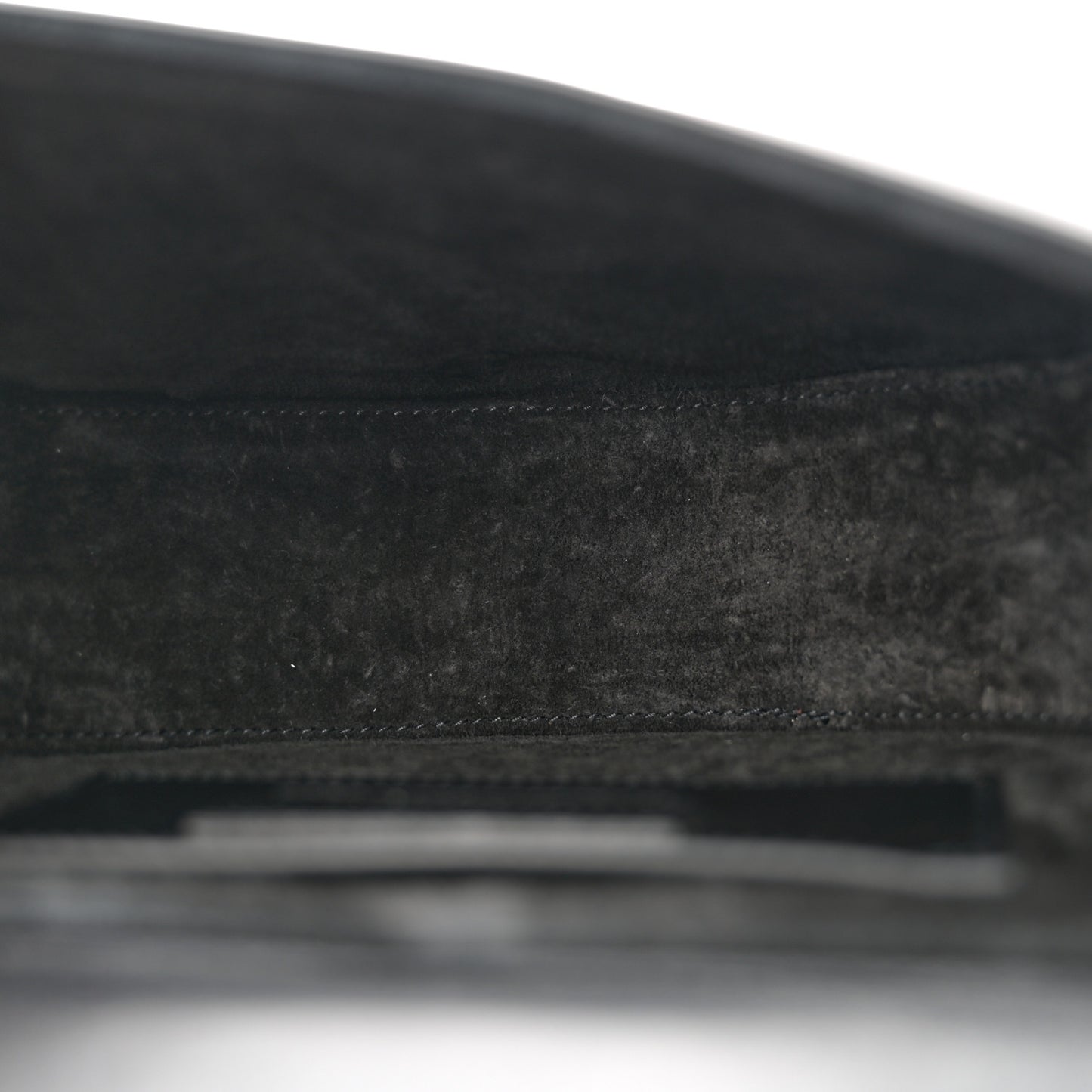 Box Calfskin Grommet Crossbody Bag Black
