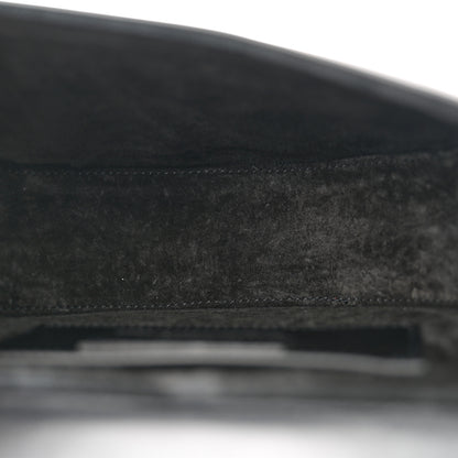 Saint Laurent Box Calfskin Grommet Crossbody Bag Black 5 of 11