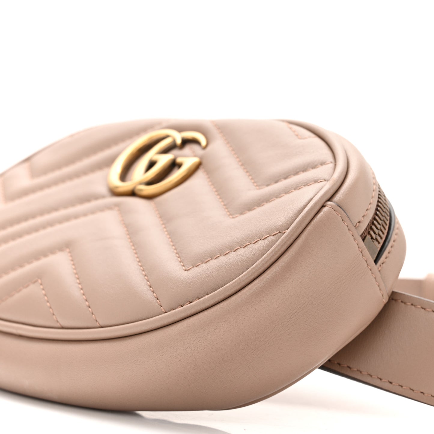 Calfskin Matelasse GG Marmont Belt Bag 85 34 Porcelain Rose