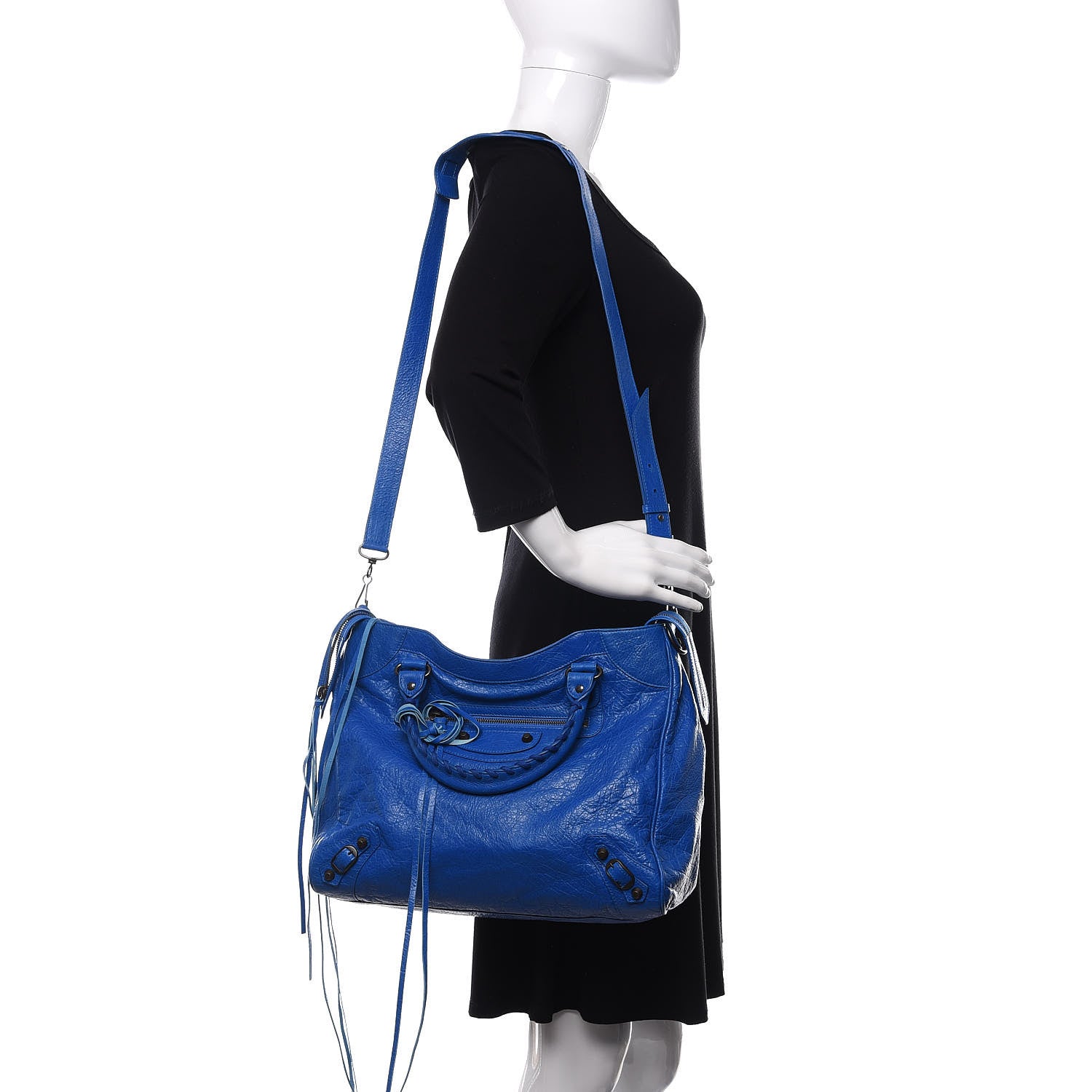 Balenciaga Agneau Classic Hardware Velo Bleu Lazuli 3 of 11