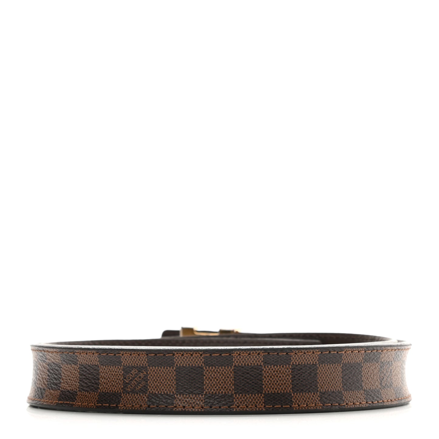 Mini Damier Ebene 25mm LV Initiales Belt 80 32
