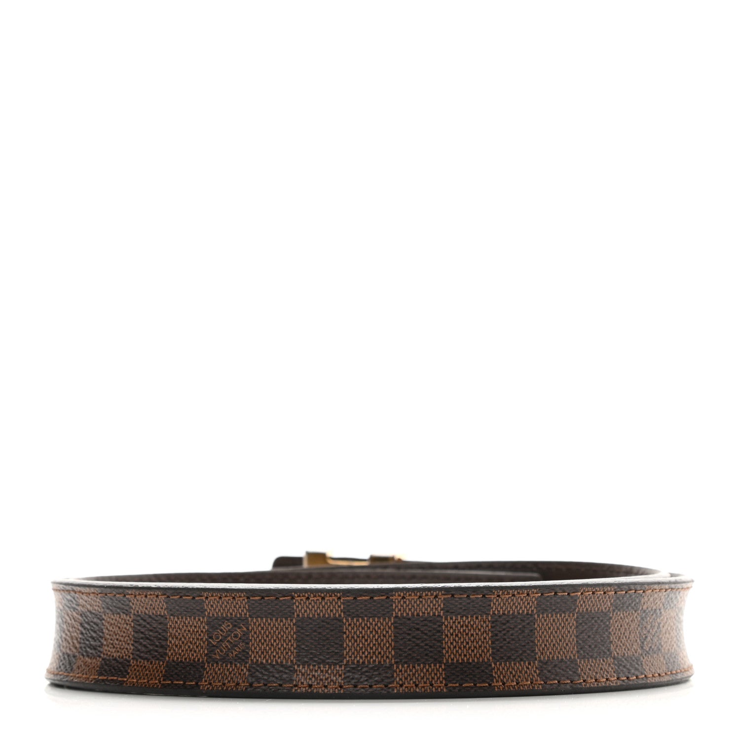 Louis Vuitton Mini Damier Ebene 25mm LV Initiales Belt 80 32 2 of 9