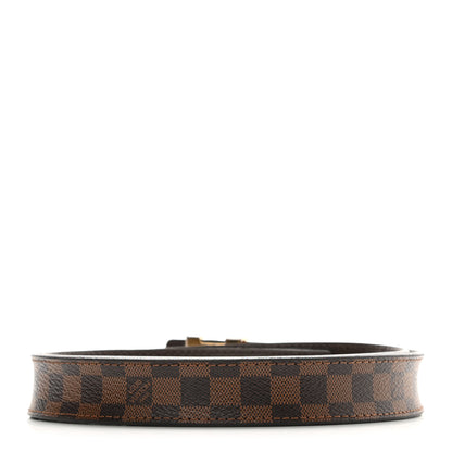 Louis Vuitton Mini Damier Ebene 25mm LV Initiales Belt 80 32 2 of 9