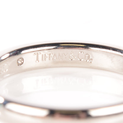 Tiffany Platinum Diamond Elsa Peretti Band Ring 6 11 of 13